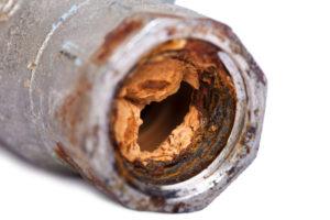 Biofilm buildup in the pipes